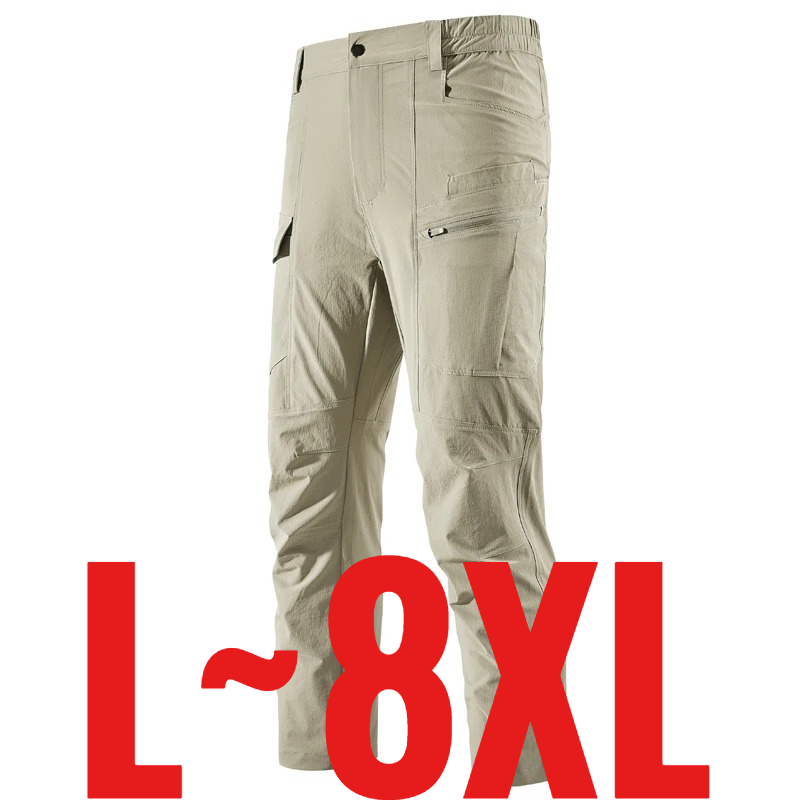 Plus Size 8XL Men's Casual Pan - Fishing Kit Compact ulasan dan harga