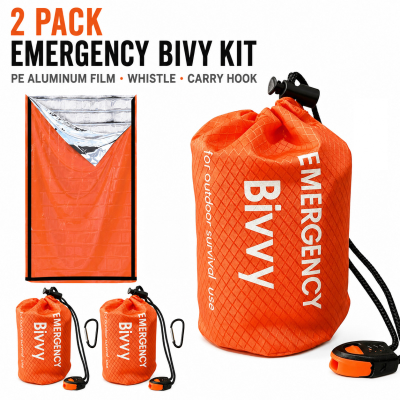 2 Pack Emergency Sleeping Bag, - Bivy Bag Emergency ulasan dan harga