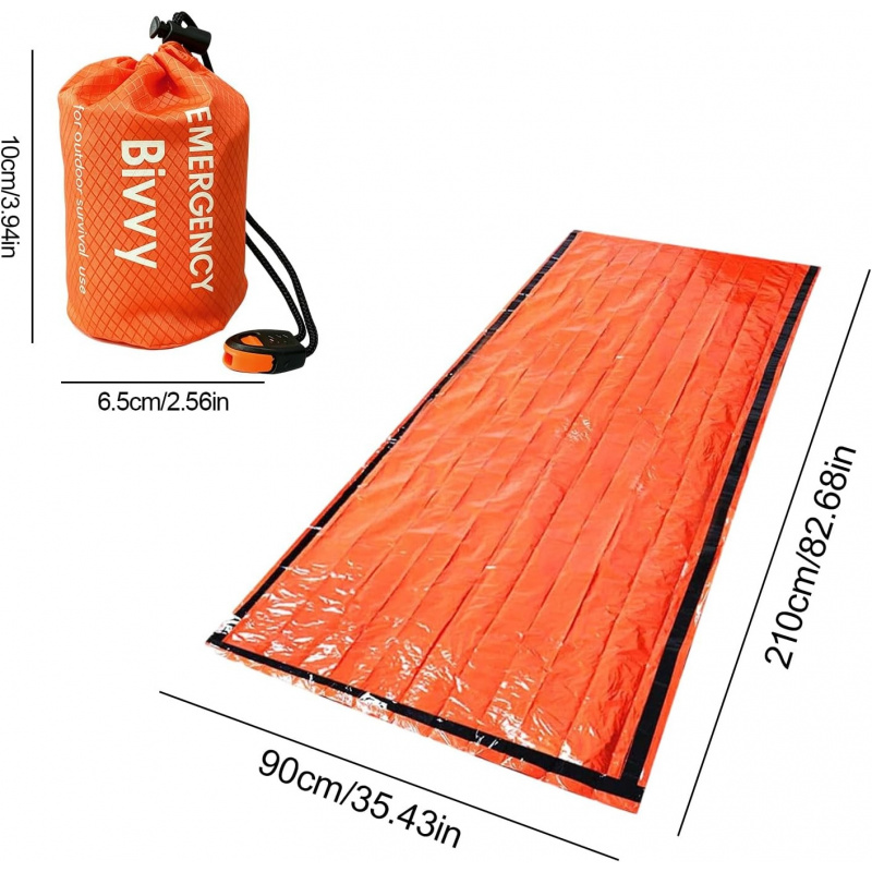 2 Pack Emergency Sleeping Bag, - Bivy Bag Emergency ulasan dan harga