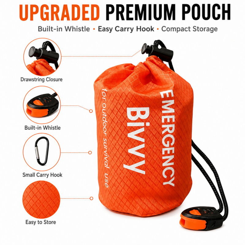 2 Pack Emergency Sleeping Bag, - Bivy Bag Emergency ulasan dan harga