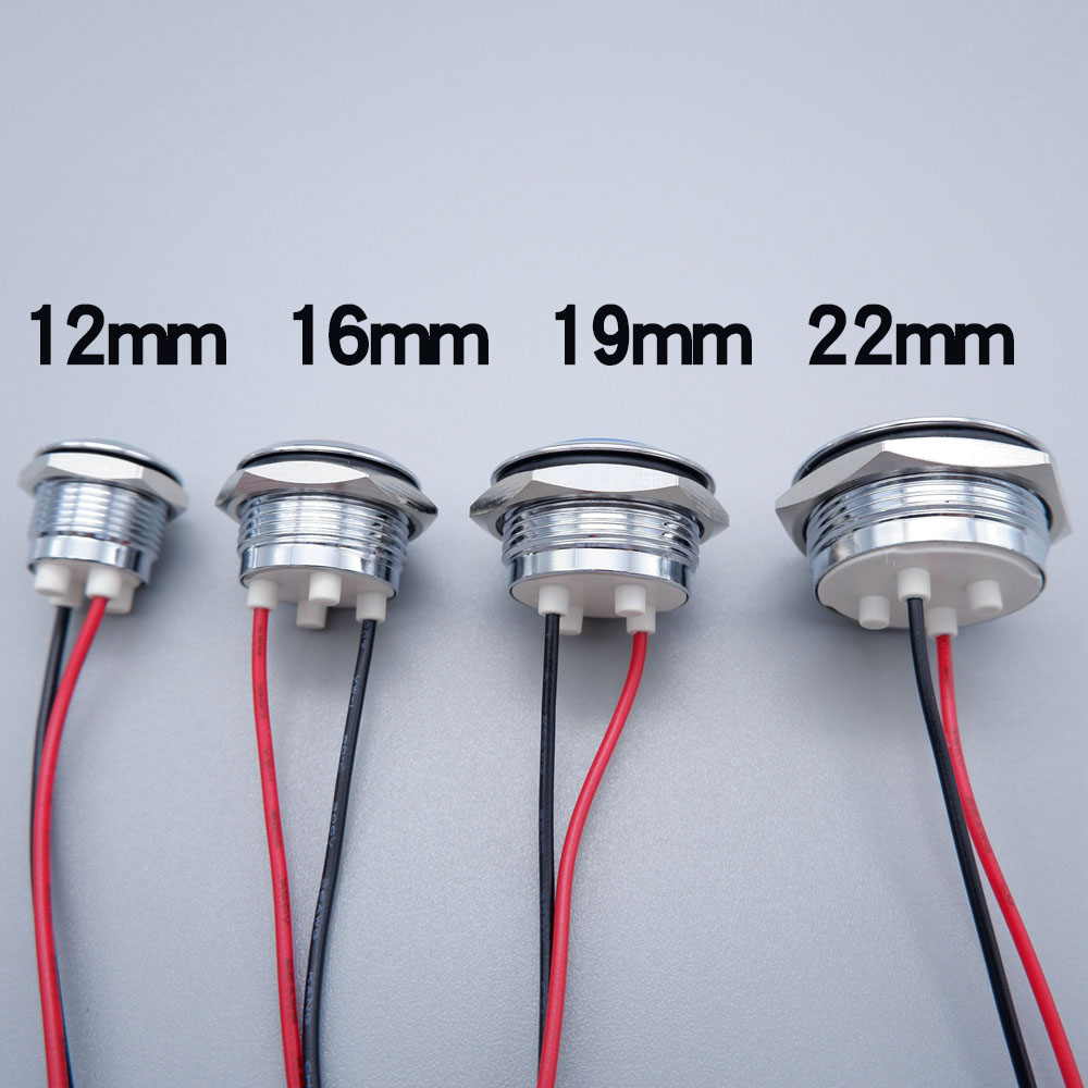 Metal LED Indicator Light 12mm - Signal Panel Orange ulasan dan harga