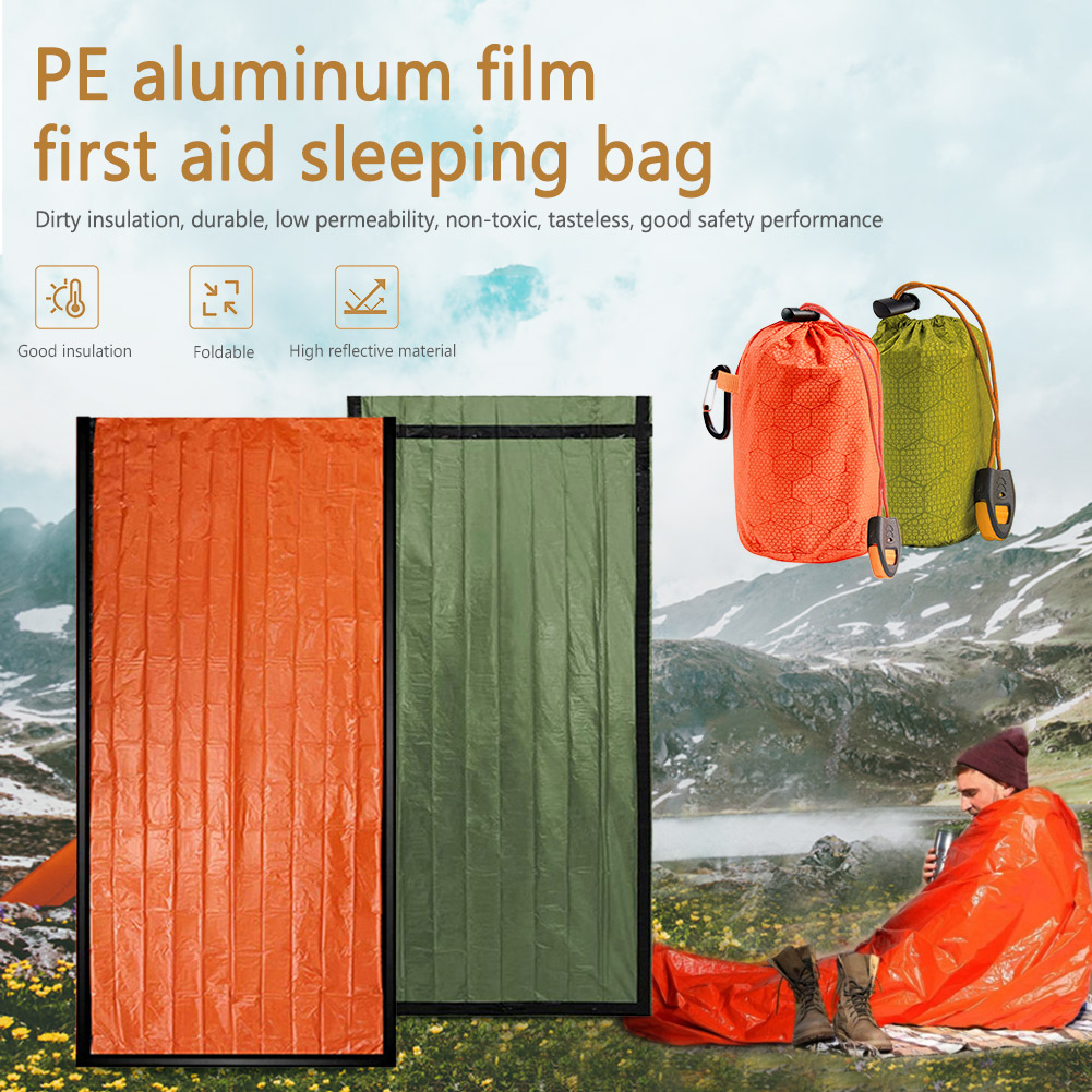 Thermal Sleeping Bag Portable  - Bivy Bag Emergency ulasan dan harga