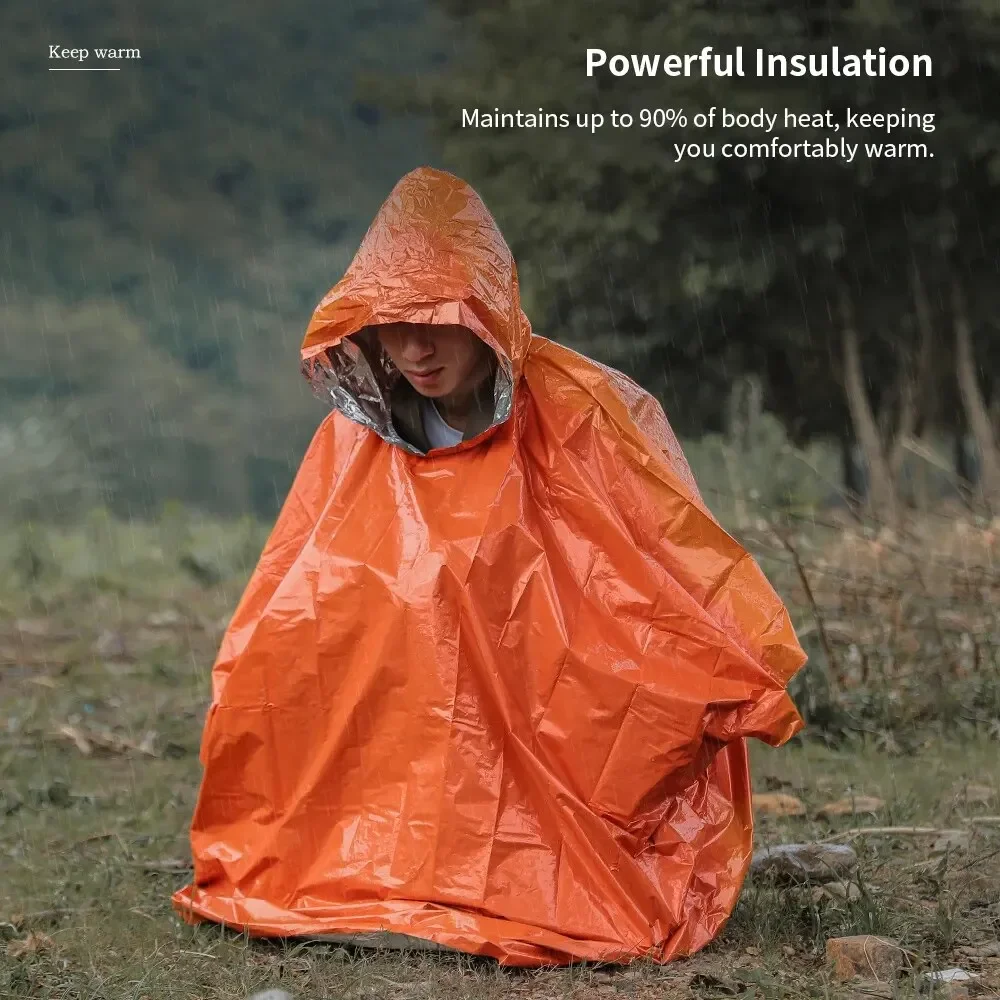 Emergency Raincoat Poncho Wate - Emergency Poncho Rain ulasan dan harga