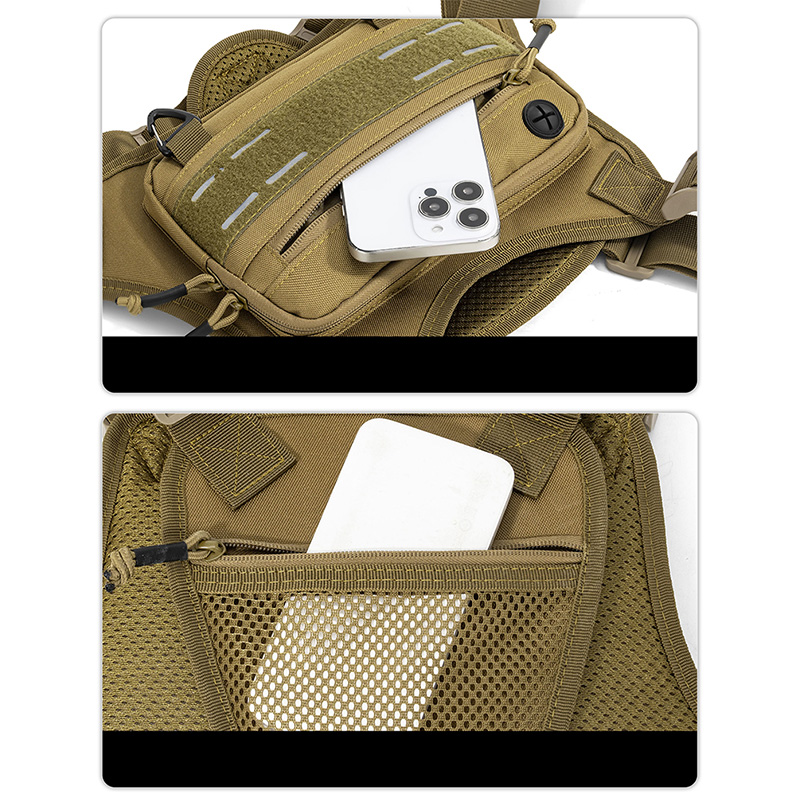 Tactical Front Chest Rig Bag V - Fishing Kit Compact ulasan dan harga