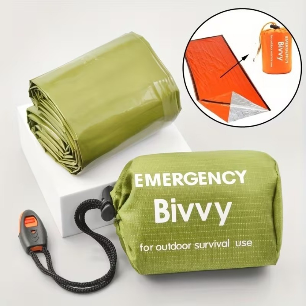 3Pcs Emergency Sleeping Bag Ki - Bivy Bag Emergency ulasan dan harga